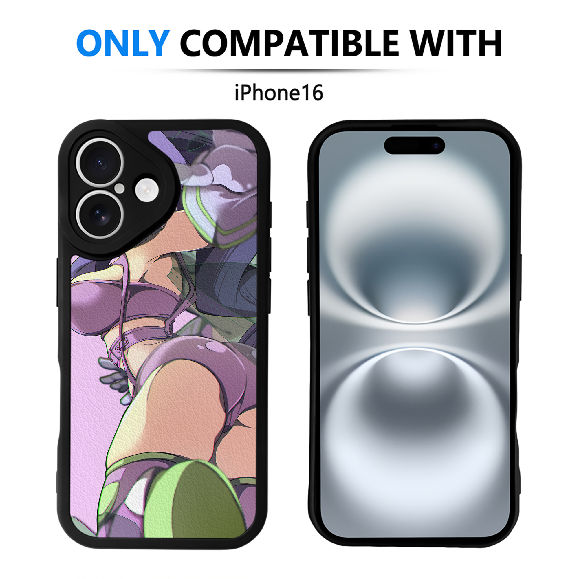 （画像用） Digimon デジタルモンスター/デジモン 【iPhone 16シリーズ対応】シリコンスマホケース（レザー調） 材質：シリコン